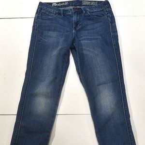 MADEWELL-SKINNY-ANKLE-JEANS-DISTRESSED-SZ 27